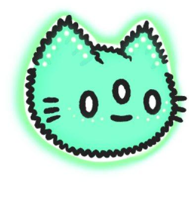 smart cat
green